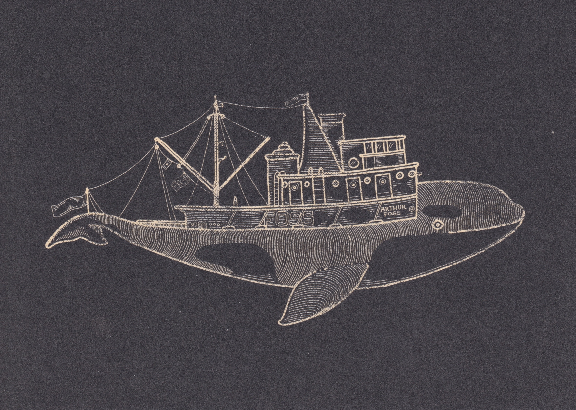 Whaleboats: A Kyler Martz Postcard Set