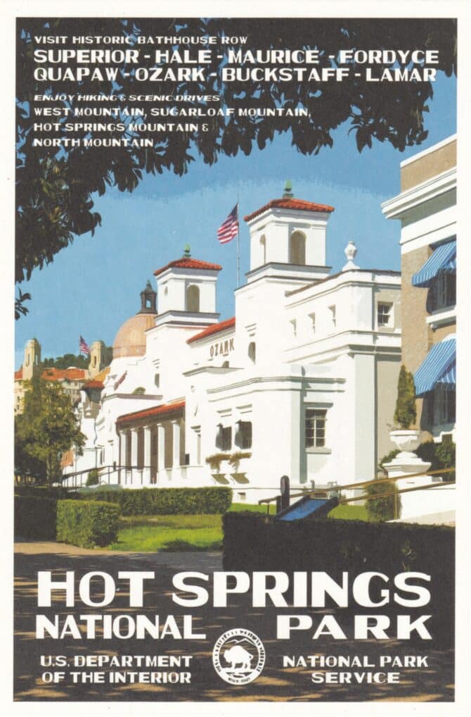 Hot Springs National Park Postcard